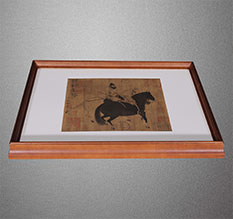 肃南书画装裱配框服务案例